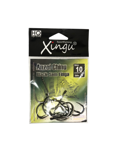 ANZOL CHINU BLACK S/ FISGA N 9 (XINGU) XV3338 CT C/10