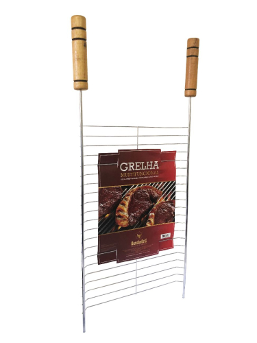 GRELHA ACO CROM. BANDEJA 32.5x47.5cm GA130 GRILAZER