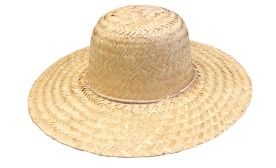 CHAPEU PALHA PANTANEIRO GROSSO C/ARAM.ABA 10 REF.601 C/6