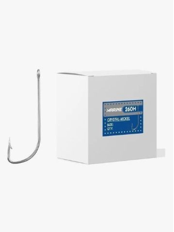 ANZOL MARINE CRISTAL 260H N 10 CAIXA C/100