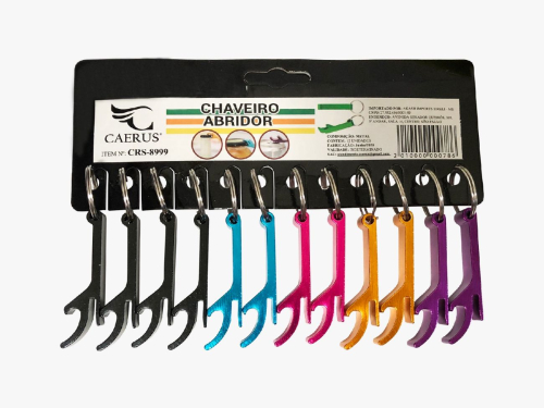 CHAVEIRO ABRIDOR METAL HM-283 PC C/ 12