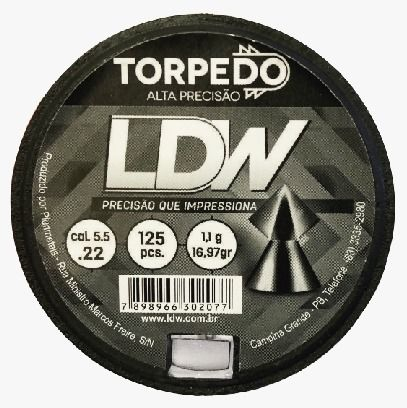 CHUMBINHO LDW TORPEDO DIABOLO 5.5mm CX PLAST. C/125UN