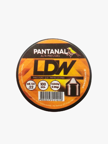 CHUMBINHO LDW PANTANAL 5.5mm CX PLAST. C/100UN