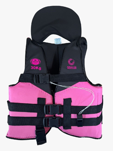 COLETE SALVA VIDAS ROSA 30KG (SOL E LUA)