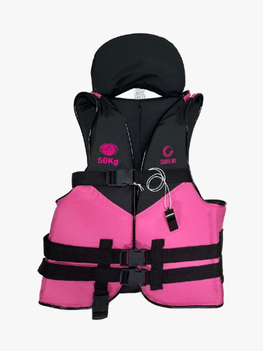 COLETE SALVA VIDAS ROSA 50KG (SOL E LUA)