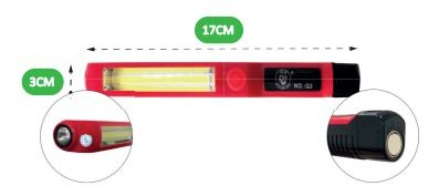 LANTERNA C/ IMA 1+1 LED 5W 3 PILHAS AAA LT-419