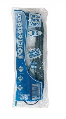 CORDA PLASTICO VARAL ROUPA C/10m REF.158 POLIFORT