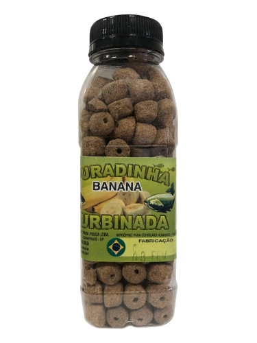 RACAO PESCA GARRAFA FURADINHA PERPAS BANANA 120g