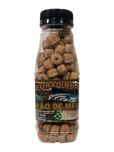 RACAO PESCA GARRAFA FURADINHA PERPAS PAO MEL 120g