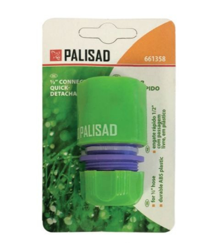 ENGATE RAP PLAST 1/2POL C/PASS.LIV JARD. 661358 PALISAD