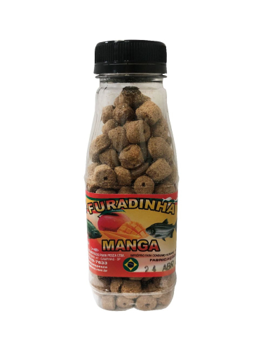 RACAO PESCA GARRAFA FURADINHA PERPAS MANGA 120g
