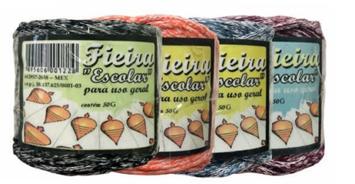 FIEIRA PIAO COLORIDA UN C/ 50 MTS