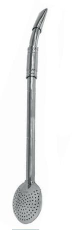 BOMBA CHIMARRAO INOX ANEL TUBO 24CM C/BOCAL REF.CB-111