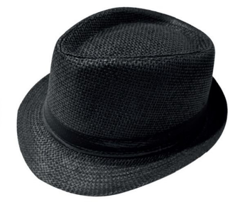 CHAPEU PANAMA MALANDRO PRETO ID-4802C - IDEA