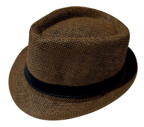 CHAPEU PANAMA MALANDRO MARROM ID-4802C - IDEA