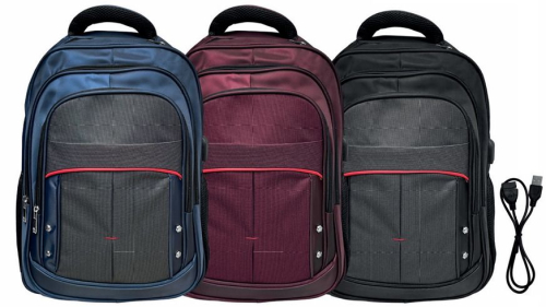 MOCHILA MULTIUSO NOTEBOOK/USB/FONE 45x33x16 ID-3832M (IDEA)