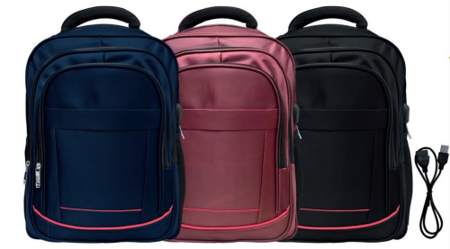 MOCHILA MULTIUSO NOTEBOOK/USB/FONE 45x33x14 ID-3837M (IDEA)