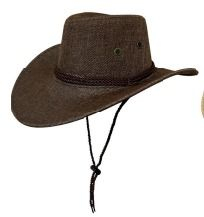 CHAPEU TROPEIRO MARROM ESCURO ID-8158C