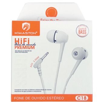 FONE OUVIDO C/ FIO AURICULAR SAMSUNG/MOTOROL C18