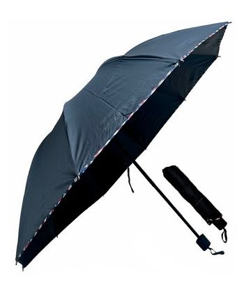 SOMBRINHA PRETA RETRATIL 10 VAR. 65cm ID-4631