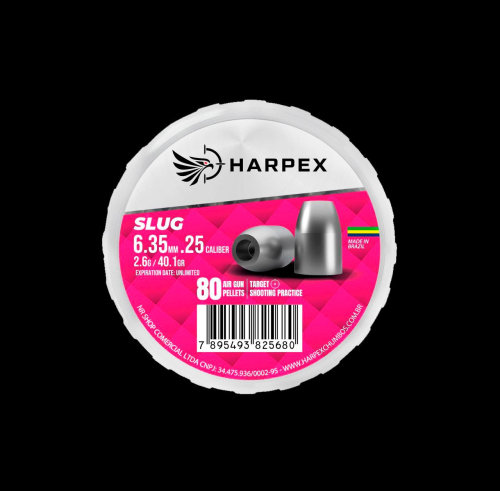 CHUMBINHO HARPEX SLUG 6.35mm CX PLAST. C/80UN