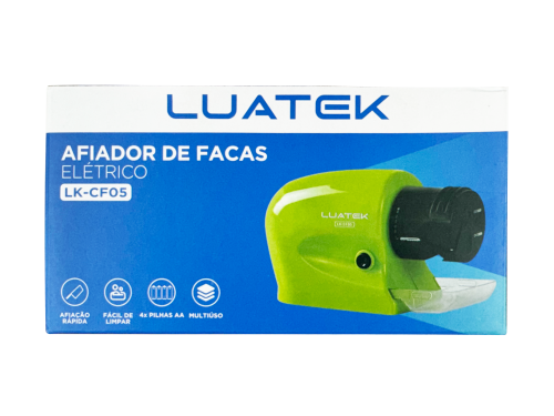AFIADOR FACAS ELETRICO FACA/TESOUR/FERR 4 PILHAS AA LK-CF05