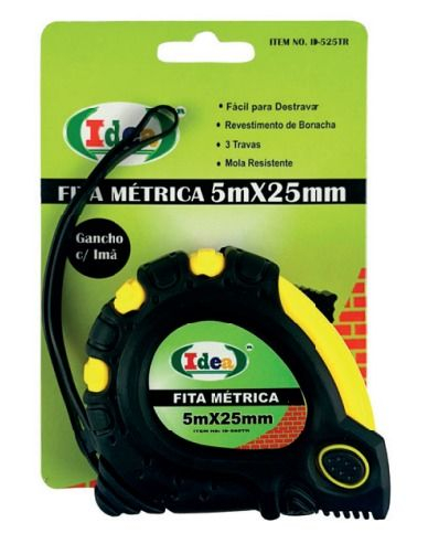 TRENA 5 METROS 25MM EMBORRACHADA C/ IMA ID-525TR (IDEA)