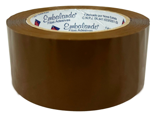FITA ADESIVA MARROM REFORCADA 48mmx100mts (EMBALANDO)