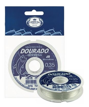 LINHA DOURADO BRANCA 100M 0.80mm 61.9Lbs UN.