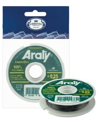 LINHA ARATY SUPERFLEX FUME 100M 0.60mm 44Lbs UN.