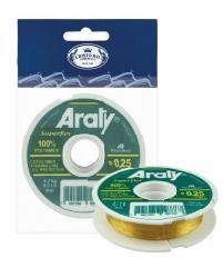 LINHA ARATY SUPERFLEX OURO 100M 0.80mm 70,2Lbs UN.