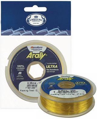 LINHA ARATY ULTRA OURO 120M 0.80mm 71,4Lbs UN.