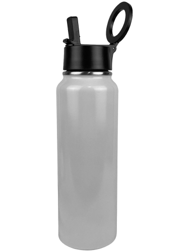 GARRAFA TERMICA 1L C/ SUPORTE CELULAR HM-606 CINZA