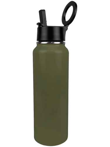 GARRAFA TERMICA 1L C/ SUPORTE CELULAR HM-606 VERDE