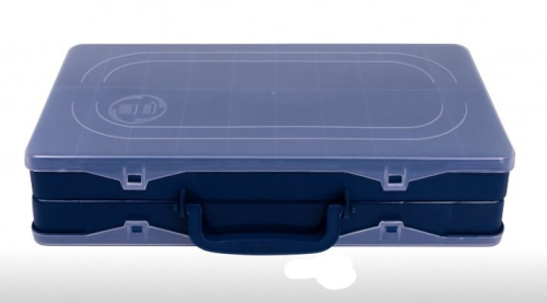 ESTOJO HI 36-DIVIS. DUPLO TRANSPARENTE C/ALCA - ED-36-N