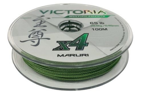 LINHA MULTIF. VICTORIA 4X 0.30mm VERDE (MARURI) 100M
