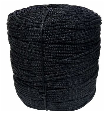 CORDA 2 CAPAS ARGOVIA 5mm PRETA 400MT C/2KG