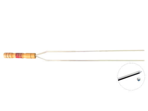 ESPETO DUPLO ALUMINIO 85cm (67cm LAM.) GA401 GRILAZER