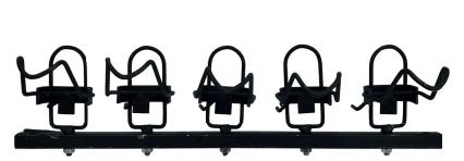 SUPORTE PESCA FLUTUANTE 5 LUG. C/ REG. (NH) PRETO