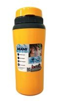 COPO TERMICO PLASTICO MIAMI 650ML AMARELO (UNITERMI)