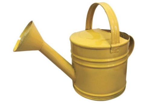 REGADOR METAL AMARELO 3Lts REF.017 (SAO FRANCISCO)