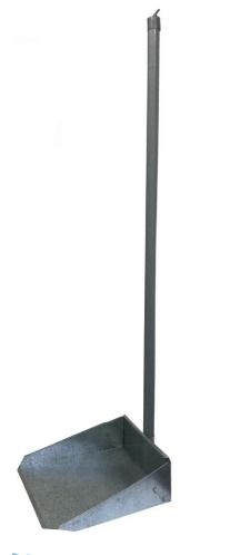 PA LIXO COM CABO APROX.87CM GALVANIZADO(SAO FRANCISCO)